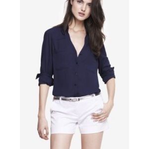 Navy Portofino Express Shirt Size M